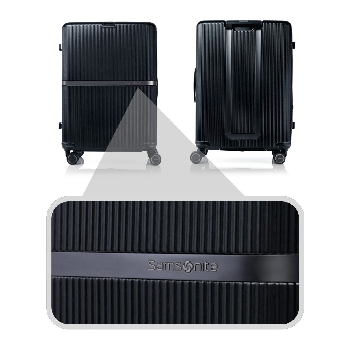 サムソナイト ミンター スピナー69 スーツケース 拡張機能付き 無料預け入れ Mサイズ samsonite - 画像 (14)