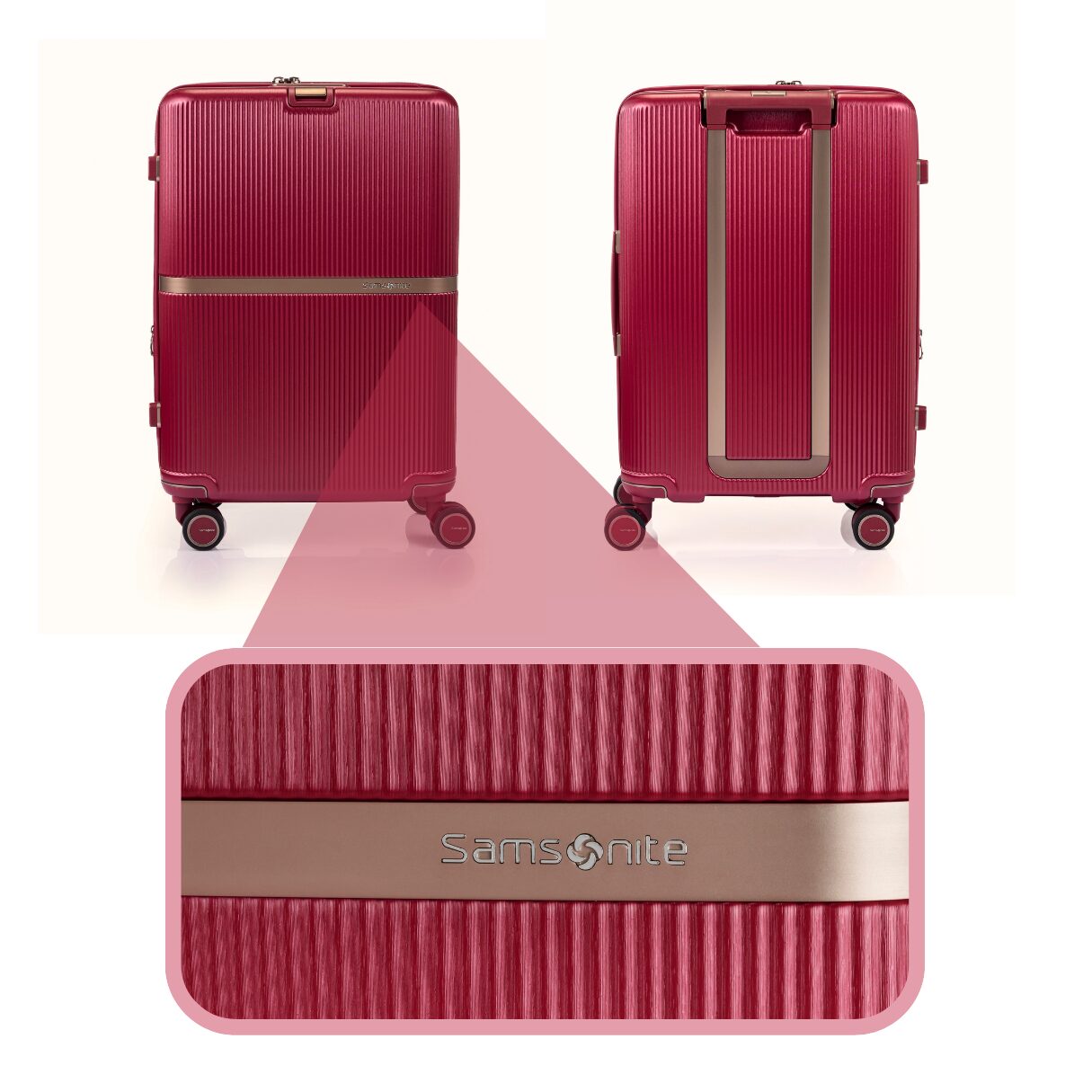 サムソナイト ミンター スピナー61 スーツケース 拡張機能付き 無料預け入れ Mサイズ samsonite - 画像 (16)