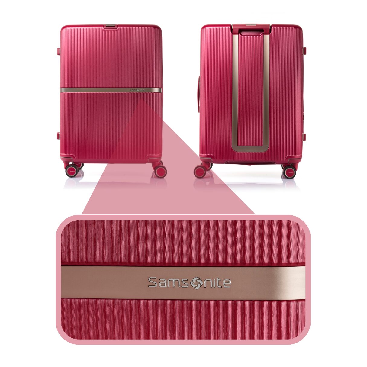 サムソナイト ミンター スピナー69 スーツケース 拡張機能付き 無料預け入れ Mサイズ samsonite - 画像 (16)