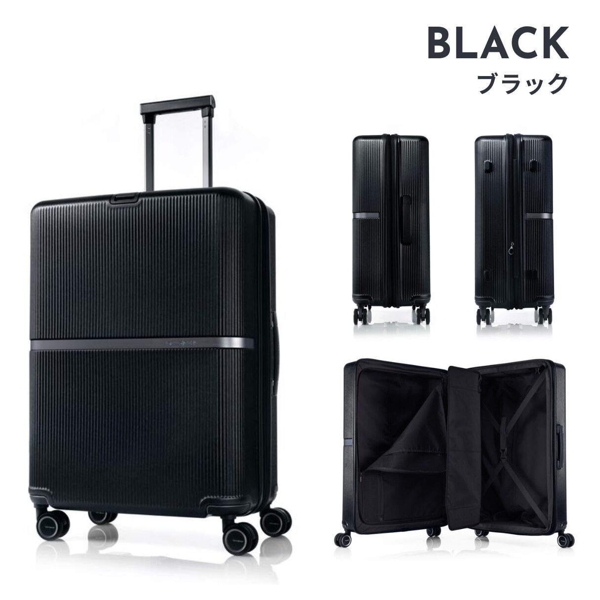 サムソナイト ミンター スピナー69 スーツケース 拡張機能付き 無料預け入れ Mサイズ samsonite - 画像 (2)