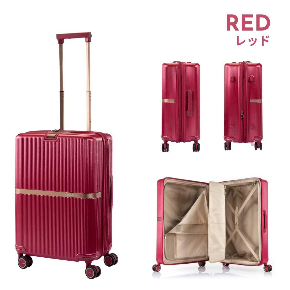 サムソナイト ミンター スピナー61 スーツケース 拡張機能付き 無料預け入れ Mサイズ samsonite - 画像 (4)