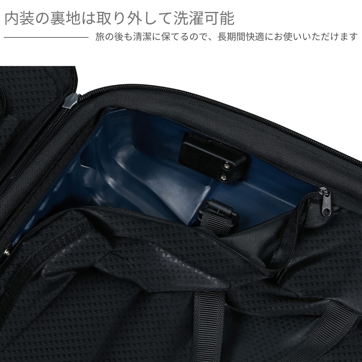 サムソナイト スーツケース アップスケープ スピナー55 拡張機能付き 機内持ち込み Sサイズ - 画像 (7)