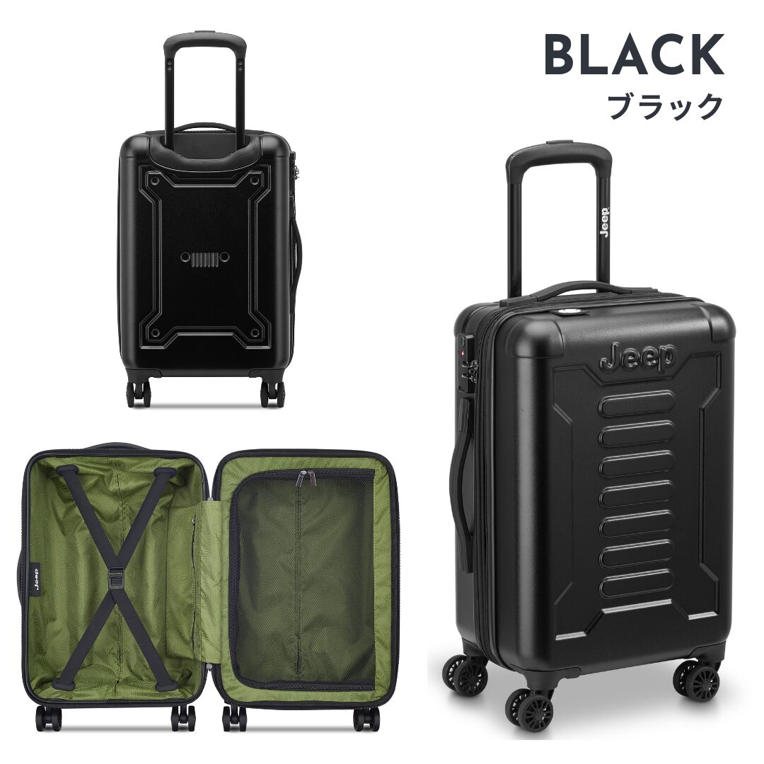 ジープ Jeep スーツケース アトモス 拡張機能付き 機内持ち込み Sサイズ - 画像 (2)