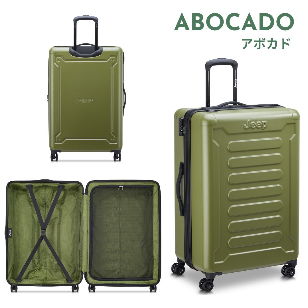 ジープ Jeep スーツケース アトモス 拡張機能付き 無料預け入れ Lサイズ - 画像 (3)