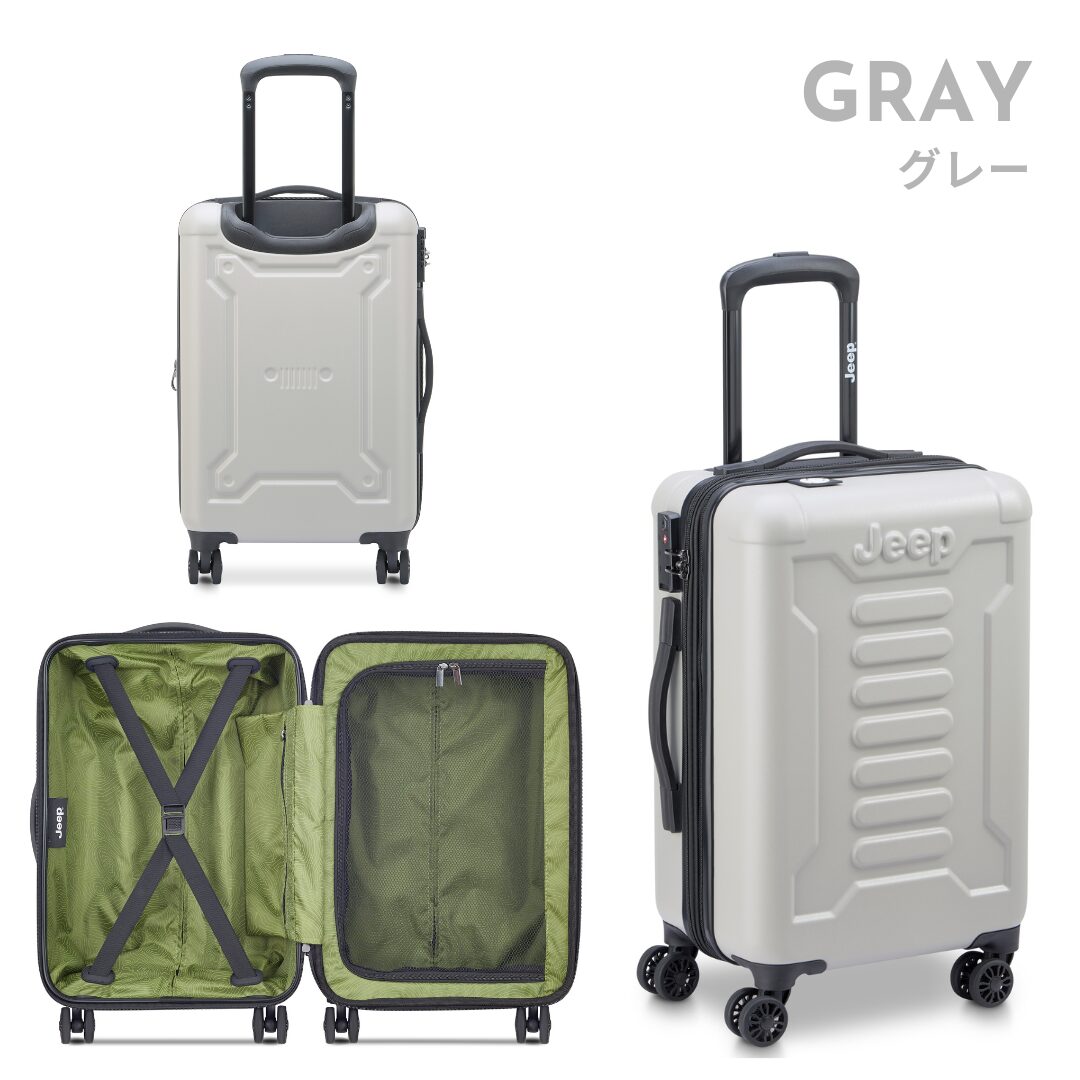 ジープ Jeep スーツケース アトモス 拡張機能付き 機内持ち込み Sサイズ - 画像 (4)
