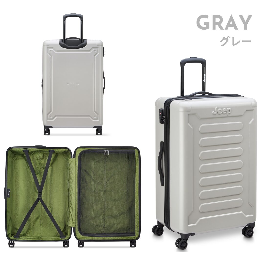 ジープ Jeep スーツケース アトモス 拡張機能付き 無料預け入れ Lサイズ - 画像 (4)