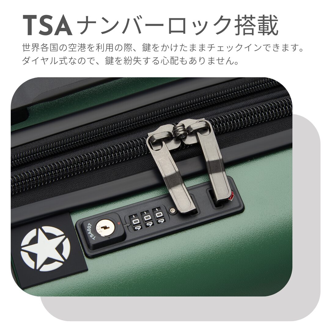 ジープ Jeep スーツケース サミット 機内持ち込み Sサイズ - 画像 (7)